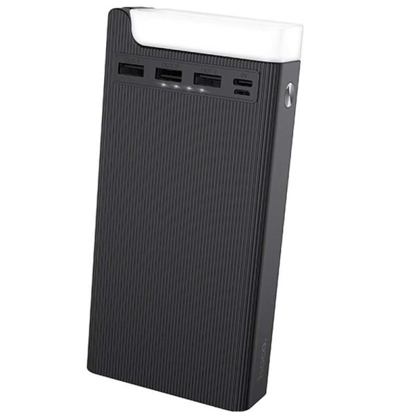 Портативний зарядний пристрій Power Bank HOCO J62 Jove 30000 mAh (Чорний) (128226)