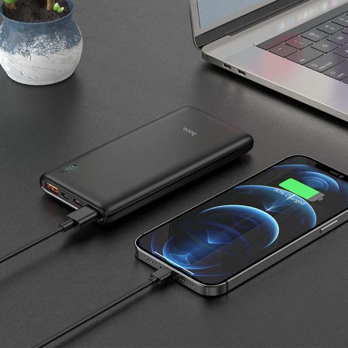 Hoco J80 PD20W+QC3.0 10000 mAh (Чорний) (48333)