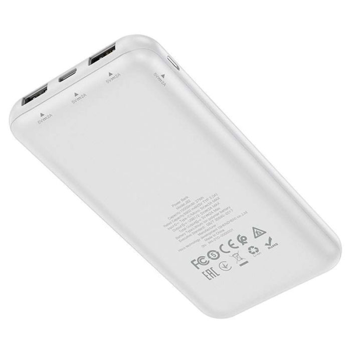 Hoco J82 Easylink 10000 mAh (Білий) (11494)