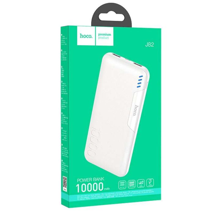 Hoco J82 Easylink 10000 mAh (Білий) (11494)