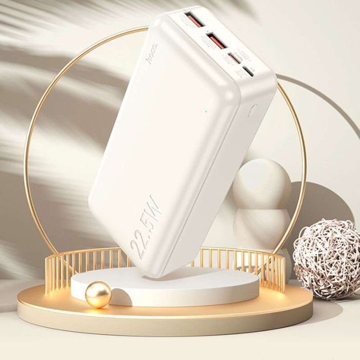 Hoco J101B Astute 22.5W 30000 mAh (Білий) (144514)