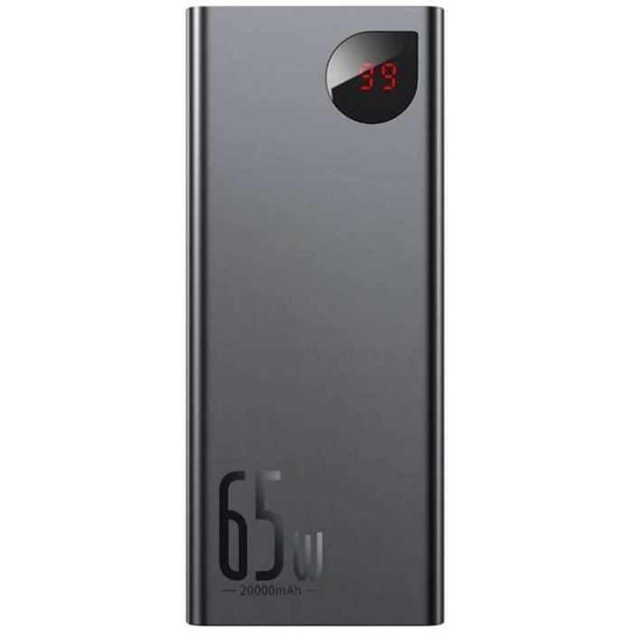 Baseus Adaman Metal Digital Display QC 65W 20000 mAh (PPIMDA-D) (Black) (160380)