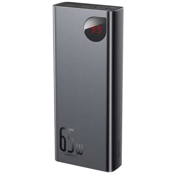 Baseus Adaman Metal Digital Display QC 65W 20000 mAh (PPIMDA-D) (Black) (160380)
