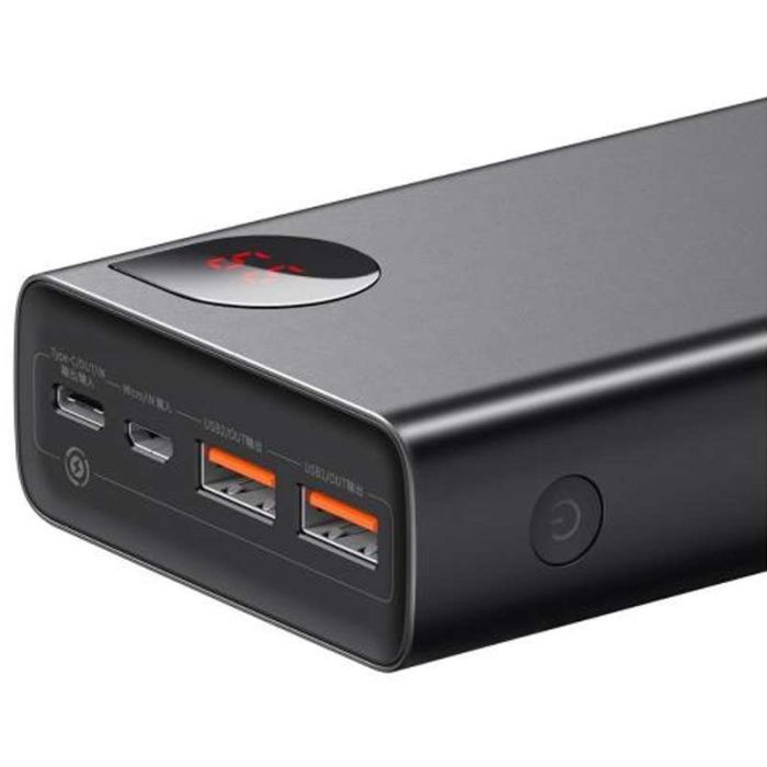 Baseus Adaman Metal Digital Display QC 65W 20000 mAh (PPIMDA-D) (Black) (160380)