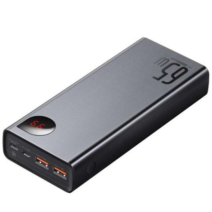 Baseus Adaman Metal Digital Display QC 65W 20000 mAh (PPIMDA-D) (Black) (160380)