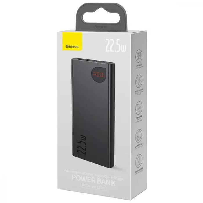 Baseus Adaman Metal QC 22.5W Overseas Edition 10000 mAh (PPAD070001) (Black) (160439)