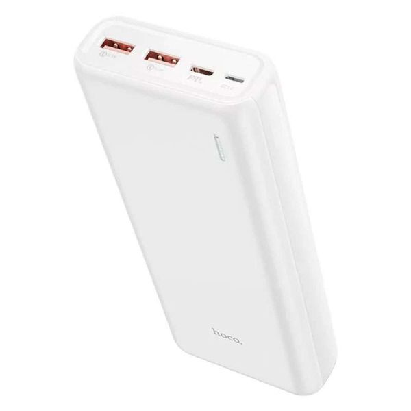 Портативний зарядний пристрій Power Bank HOCO J80A 20000 mAh (Білий) (867)