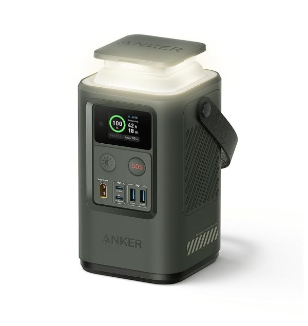 Зовнішній акумулятор з ліхтариком Anker 548 Power Bank (PowerCore Reserve 192Wh) 60000mAh (A1294061)