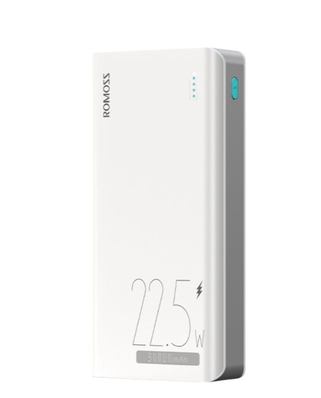 ROMOSS 30000 mAh 22.5 W Fast Charge PD & QC 18 W Білий (Sense8F)