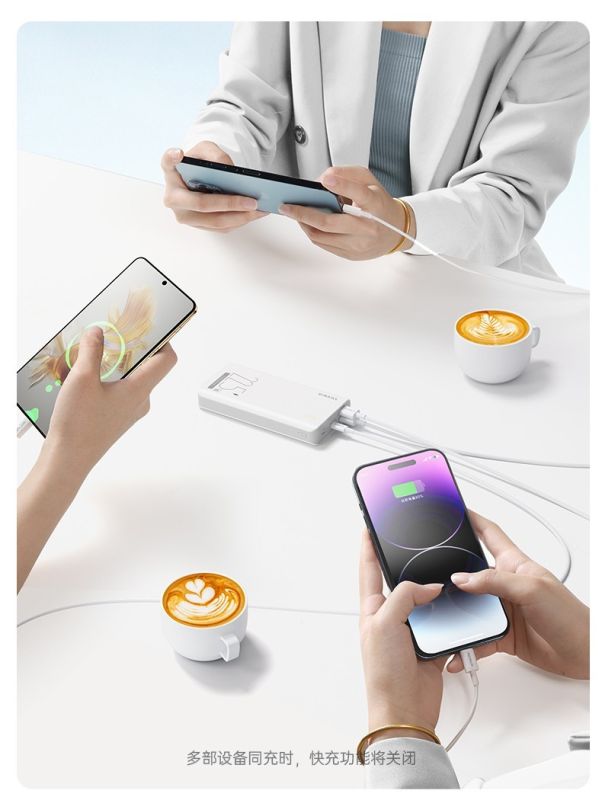 ROMOSS 20000 mAh 22.5 W Fast Charge PD & QC 18 W Білий (Sense6F)