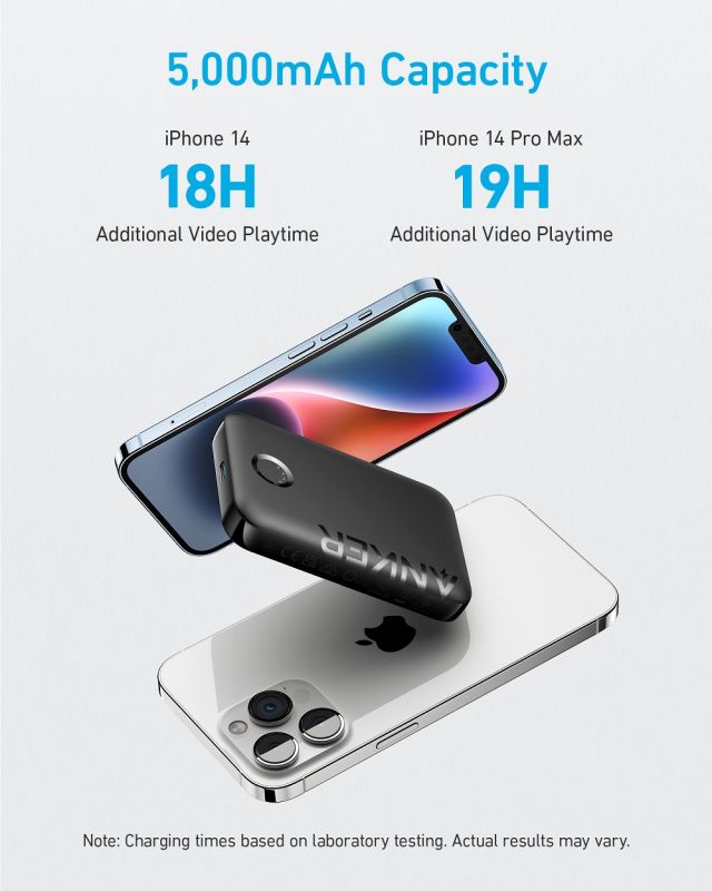 Anker PowerCore 5K 321 - 5000 mAh MagGo Wireless Black (6940674)