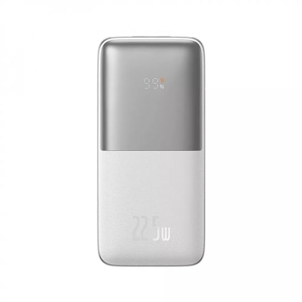 Портативна батарея PowerBank Baseus Bipow Pro Digital Display 22.5Вт 10000 мАг White