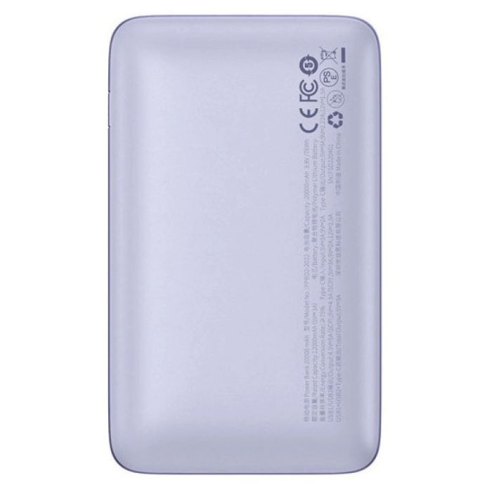Baseus  Bipow Pro Digital Display 22.5Вт 10000 mAh Purple
