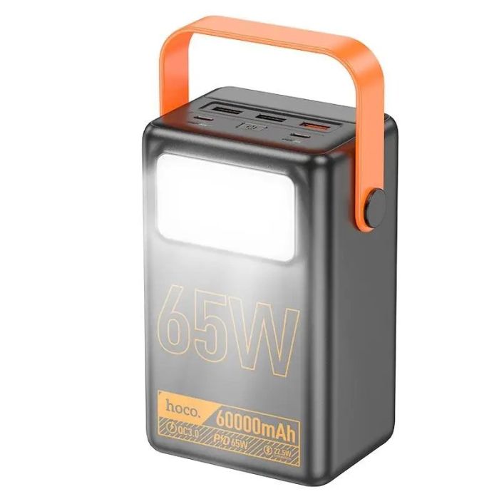 Hoco 60000 mAhJ110A 60000 mAh 3Type-C USB QC Black