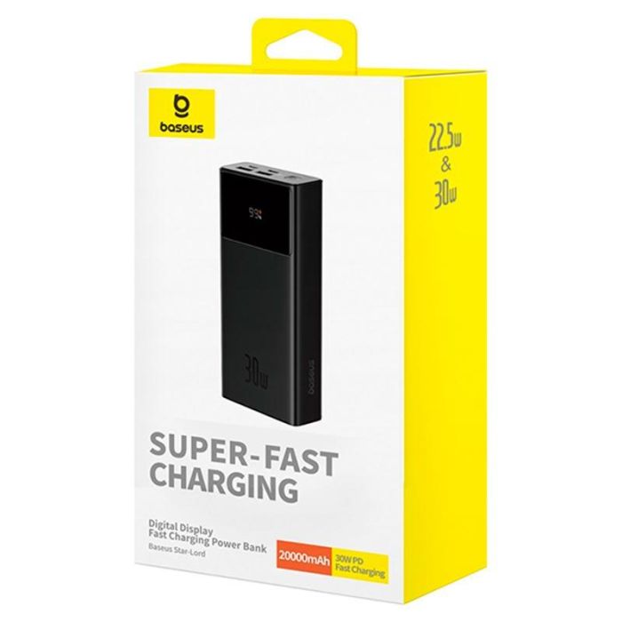 Baseus Star-Lord Digital Display 30W 20000 mAh P10022904113-00 чорний