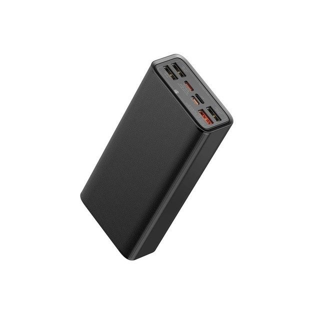 Baseus Amblight Digital Display 26800mAh 65W QC3.0 PD3.0 4xUSB/Type-C/Lightning/microUSB чорний (P10022402113-00)