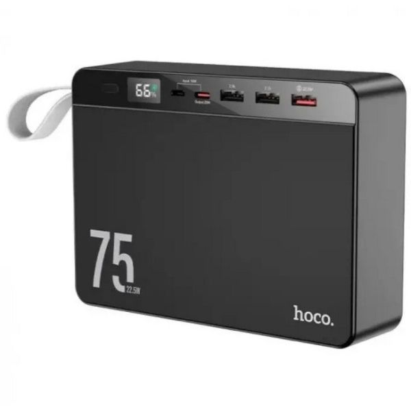 Павербанк 75000 mAh Power Bank HOCO Overlord J94 Type-C 3USB QC Black