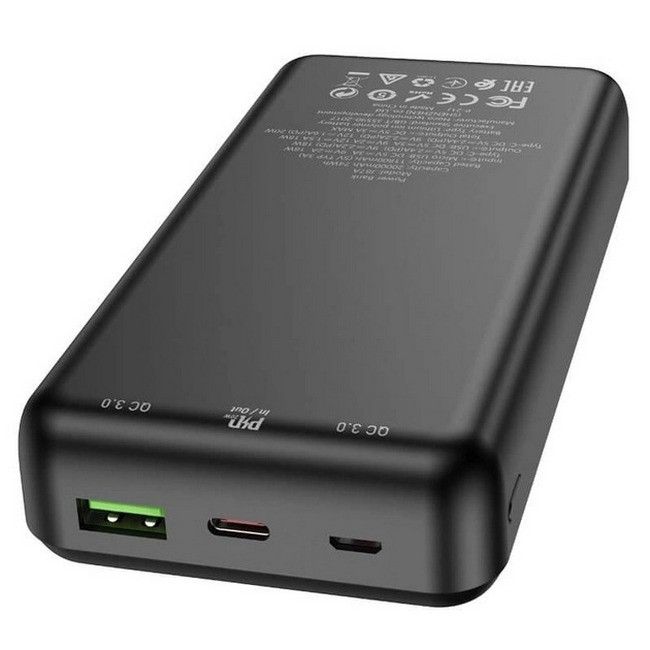 Повербанк 20000mAh Power Bank Hoco Tacker J87A USB Type-C 20W QC Black N