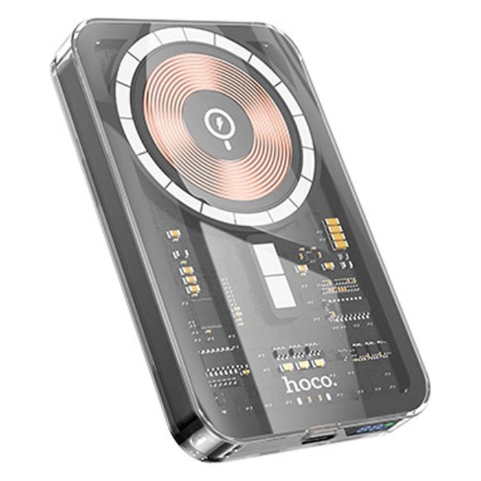 Hoco Ice Crystal magnetic fast charging Q14 5000 mAh |Type-C,QC/PD,20W/3A| Black