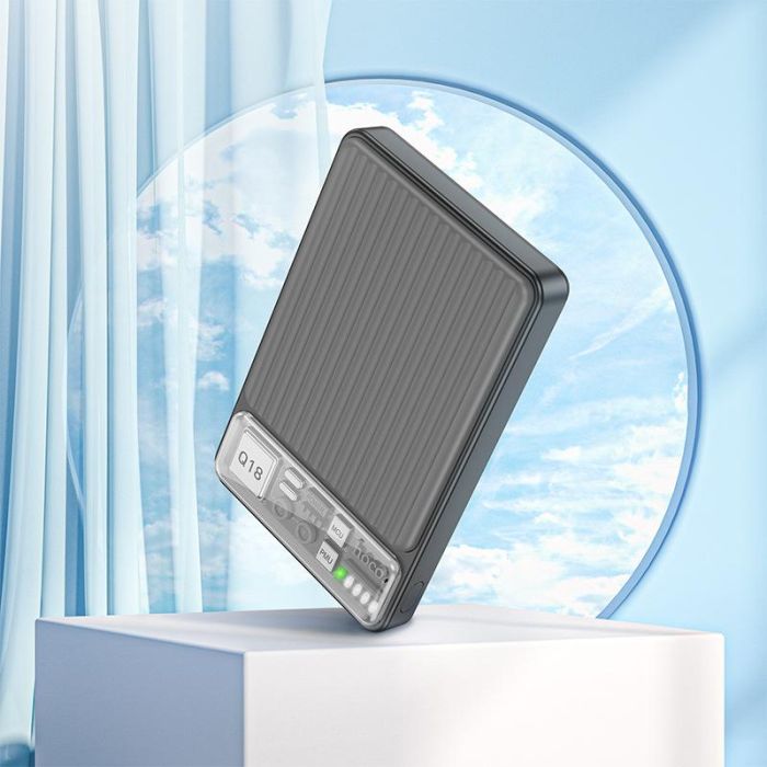 Hoco Tourer with magnetic fast charging Q18 10000 mAh |Type-C/1USB, QC/PD, 22.5W
