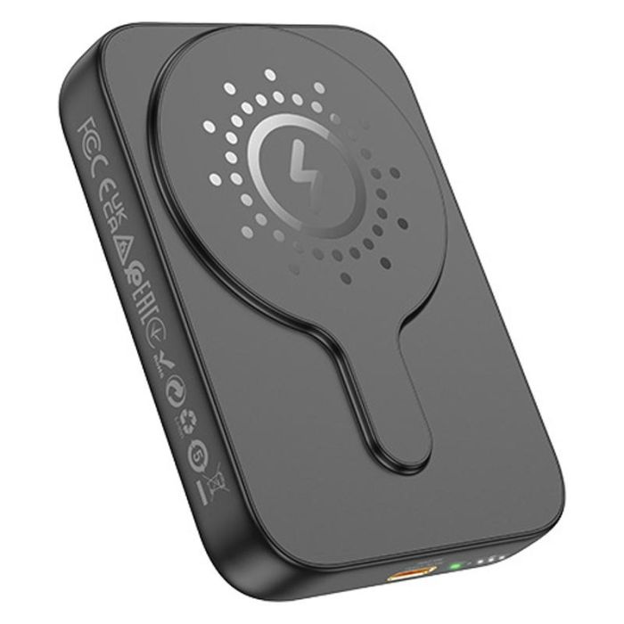 Hoco Esteem Magnetic J117 5000 mAh |Type-C, QC/PD, 20W/2.4A| Чорний