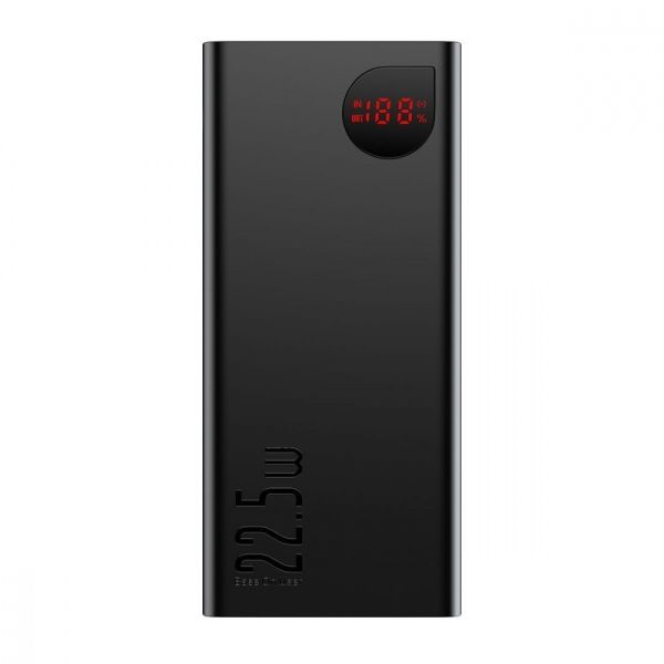 Портативна батарея Baseus Adaman Metal Overseas 22,5W 20000mAh Black