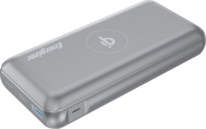 Energizer QE2007PQ Qi Wireless Type-C PD 20000 mAh Silver (QE2007PQ/GY)
