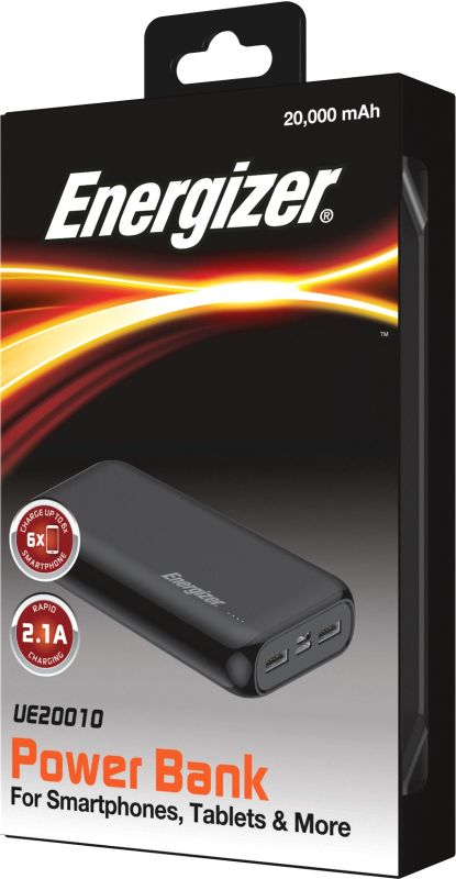 Energizer UE20010 20000 mAh Black (UE20010/BK)