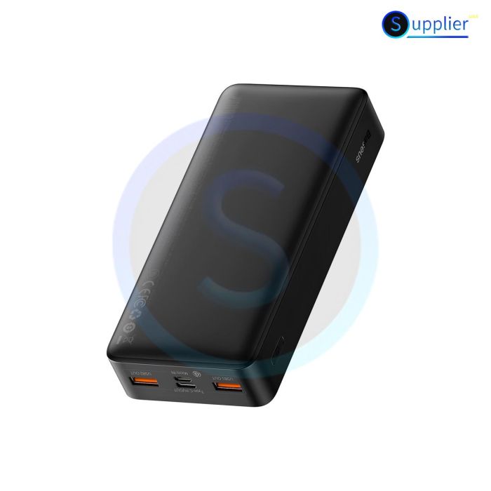 Baseus Bipow Digital Display 20W 20000 mAh Type-C (PPDML-М01) - Black