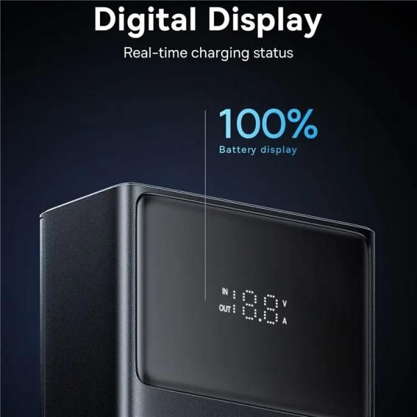 Baseus 30000 mAh 65WStar-Lord Digital Display 2xUSB/Type-C/microUSB чорний (P10022908113-00)