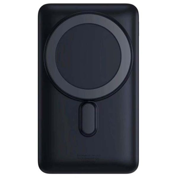 Power Bank Baseus (PPCX000203) Magnetic Bracket Wireless 20W 10000 mAh швидкий зарядний портативний бездротовий аккумулятор для телефону Синій