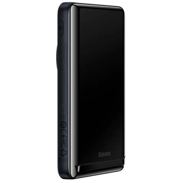 Baseus (PPCX000203) Magnetic Bracket Wireless 20W 10000 mAh швидкий зарядний бездротовий для телефону Синій