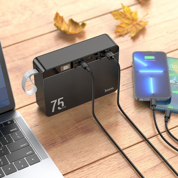 Hoco J94 Overlord 22,5 W 75000 mAh 5-12V/1,5-5A Black