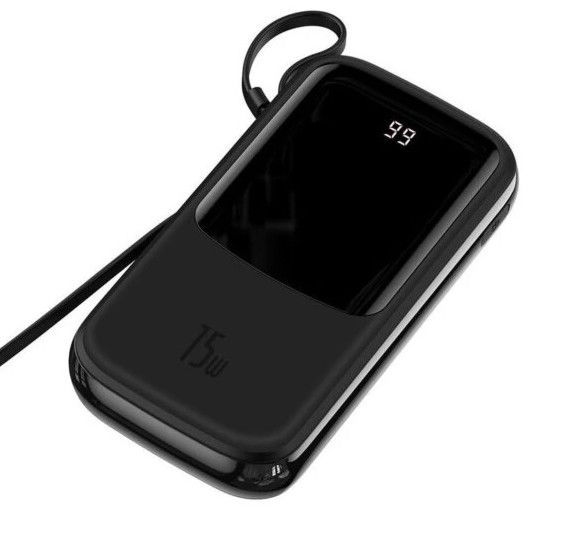 Baseus Qpow 20000 mAh 15W Display+Type-C(PPQD-G01) Black