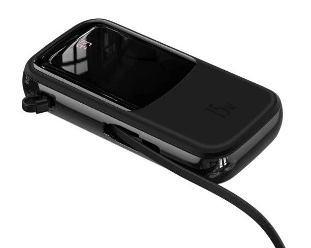Baseus Qpow 20000 mAh 15W Display+Type-C(PPQD-G01) Black