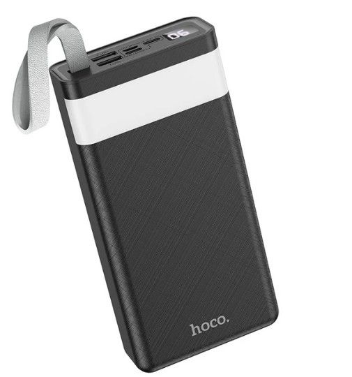 Hoco J73 30000 mAh з Ліхтариком Black