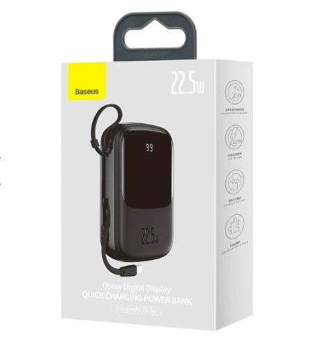 Baseus Qpow 20000 mAh 22,5W Black