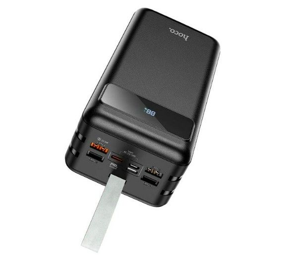 Hoco J86B Electric 60000 mAh зі швидкою зарядкою QC22.5W+PD20W Ліхтар Black