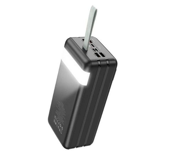 Hoco J86B Electric 60000 mAh зі швидкою зарядкою QC22.5W+PD20W Ліхтар Black