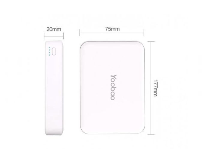 Yoobao M5 10000 mAh Ліхтарик White