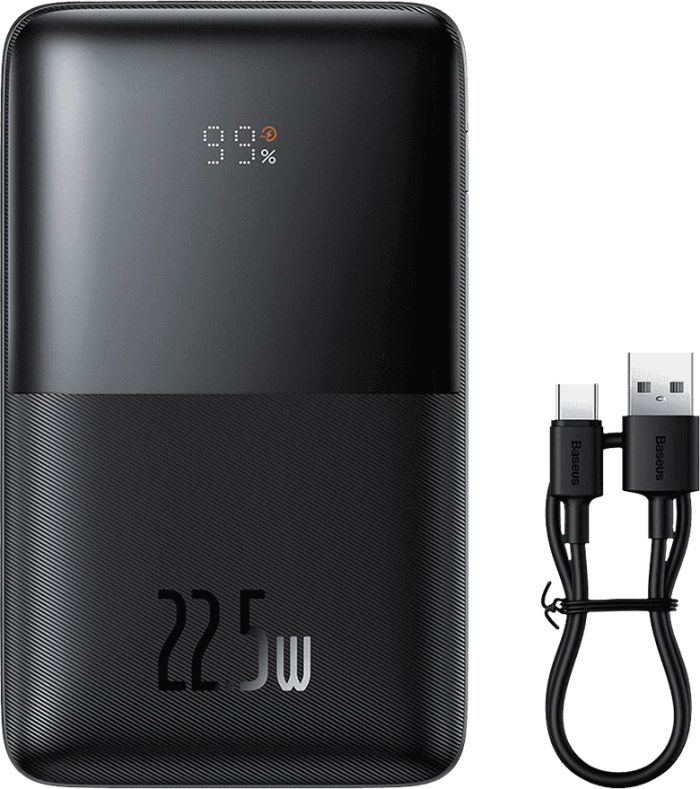 Baseus 20000 з екраном Baseus Bipow Pro Digital 20000 mAh 22.5W Black (PPBD030001)