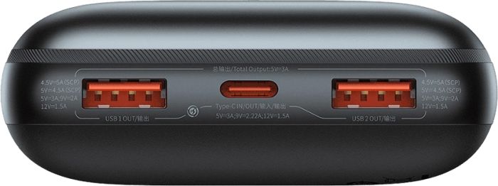 Baseus 20000 з екраном Baseus Bipow Pro Digital 20000 mAh 22.5W Black (PPBD030001)