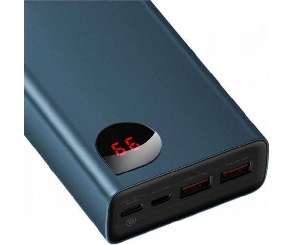 Baseus Adaman Metal Digital Display Quick Charge 20000 mAh 65W Blue
