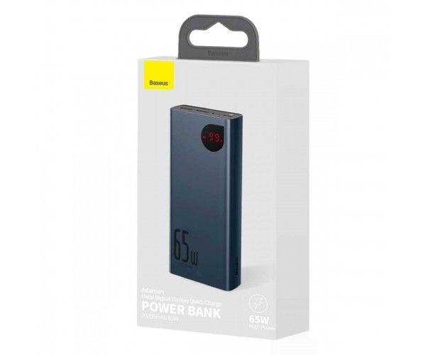Baseus Adaman Metal Digital Display Quick Charge 20000 mAh 65W Blue