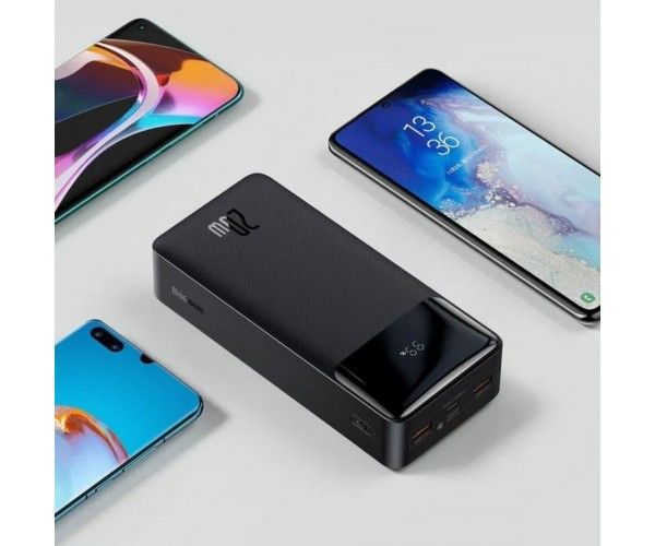 Baseus Bipow Digital Display 30000 mAh 20W Black