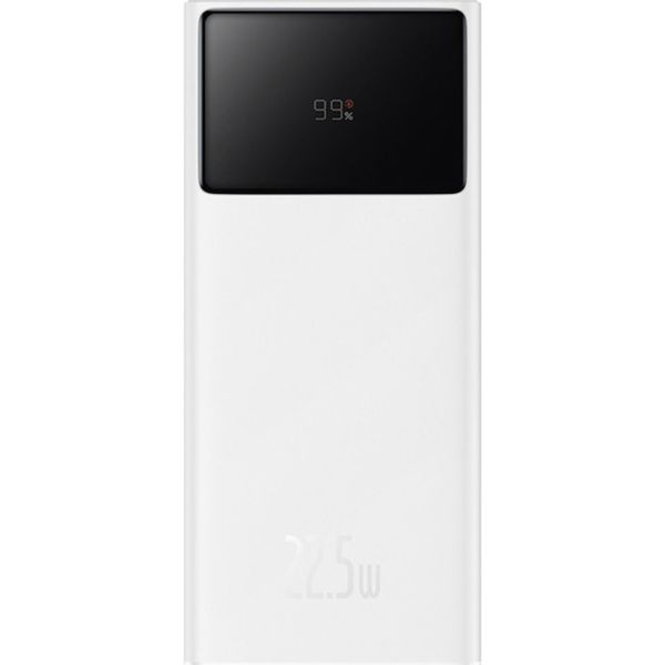 Зовнішній акумулятор Baseus Star-Lord Digital Display 22,5W 30000mAh White (PPXJ080102) [100813]