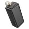Hoco Smart charge J111C (40000 mAh) | 2USB / Type-C, PD / QC, 30W / 3A | Black