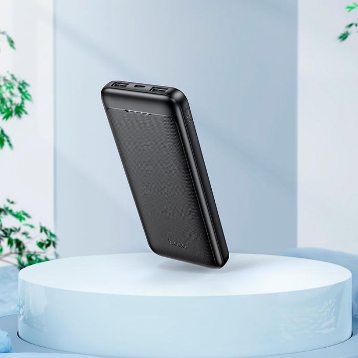 Hoco Smart Charge J111 (10000 mAh) | 2USB/Type-C, 2A | Black