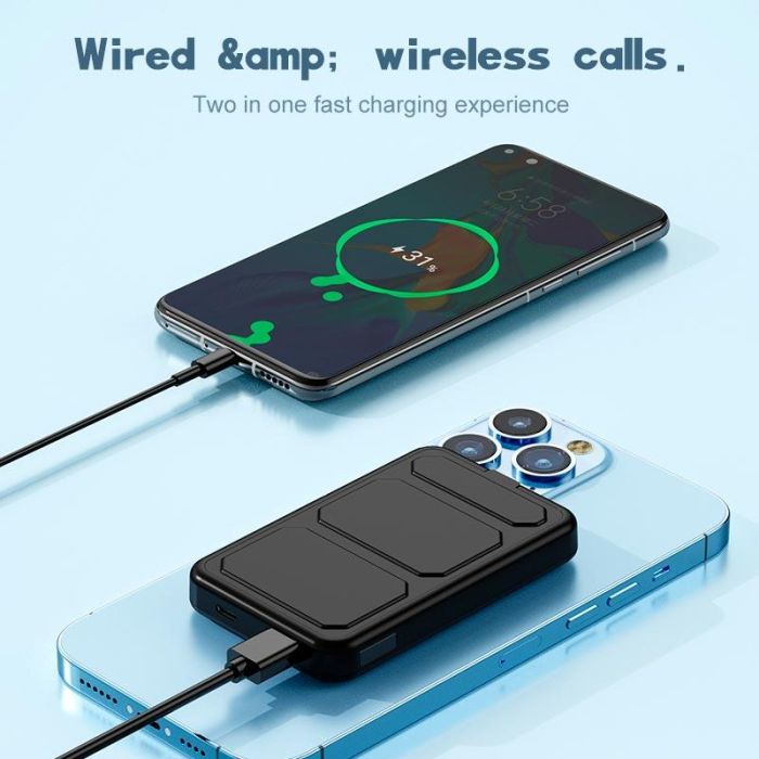 MagSafe with stand 10000 mAh A27-1 | Qi, 1Type-C, 20.0W | Black