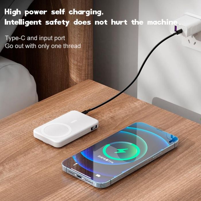 MagSafe with stand 10000 mAh A27-1 | Qi, 1Type-C, 20.0W | Black